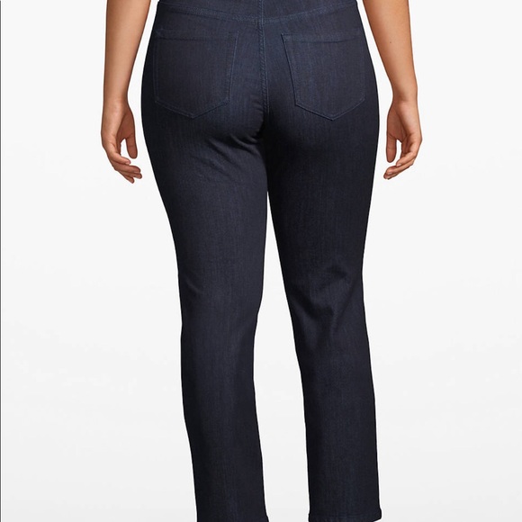 Venezia High Rise T3 Straight Jean - Dark Wash - Picture 3 of 7